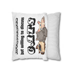 Introverted But Willing to Discuss Cats Pillowcase