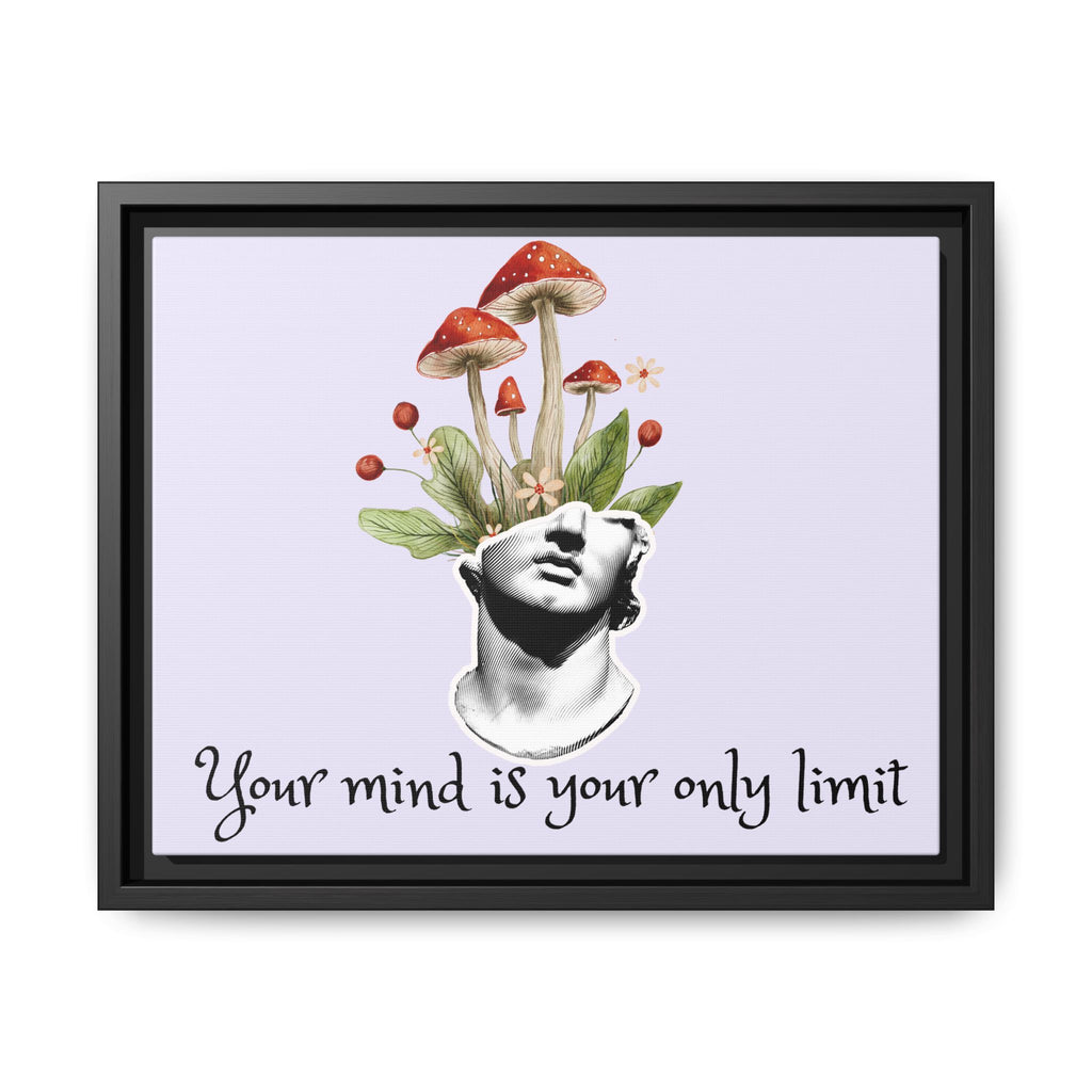 Personalize it! "Your Mind is Your Only Limit" Framed Canvas Wall Art