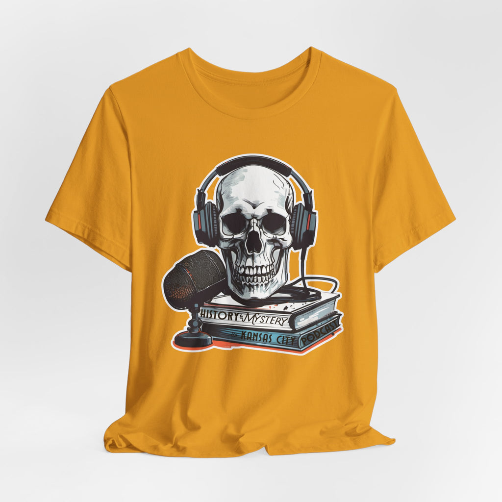 Unisex History & Mystery in Kansas City Podcast Jersey Short Sleeve Tee
