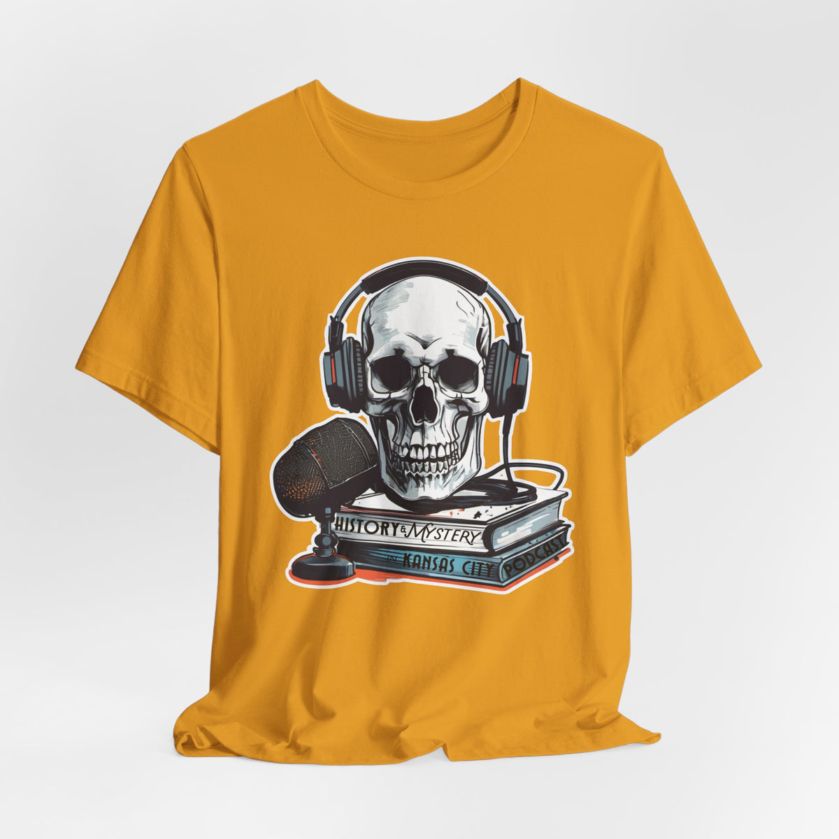 Unisex History & Mystery in Kansas City Podcast Jersey Short Sleeve Tee