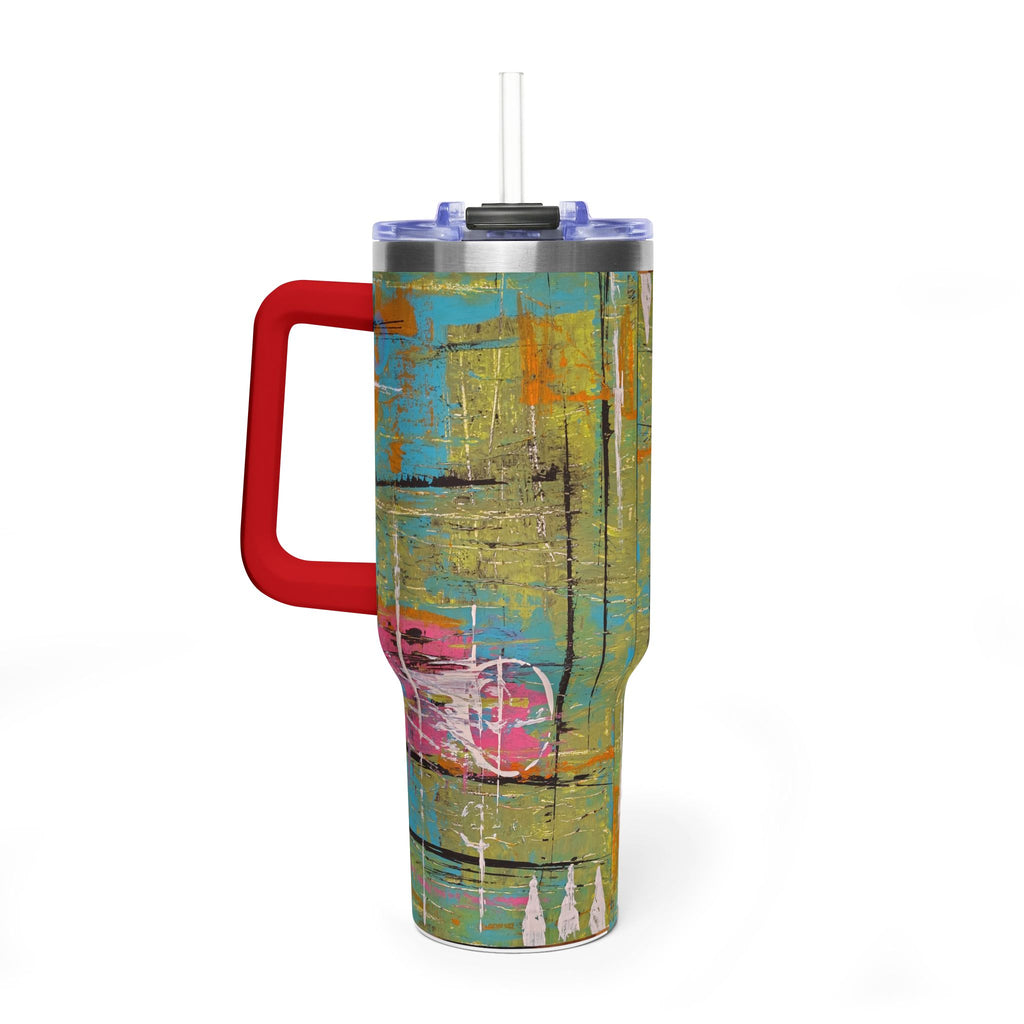 40oz Vacuum Tumbler — 1980's Puke