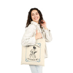 Tote Bag — "Emotionally Attached to Fictional Men" Vintage Reader Tote