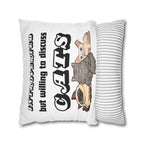 Introverted But Willing to Discuss Cats Pillowcase