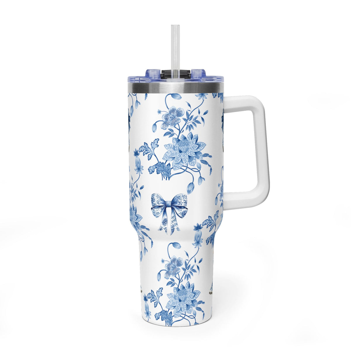 40oz Girly Western Floral Tumbler