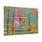Abstract "1980s Puke" Color Splash Poster — Vibrant Modern Wall Art (Rolled Poster)