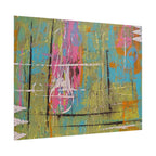 Abstract "1980s Puke" Color Splash Poster — Vibrant Modern Wall Art (Rolled Poster)
