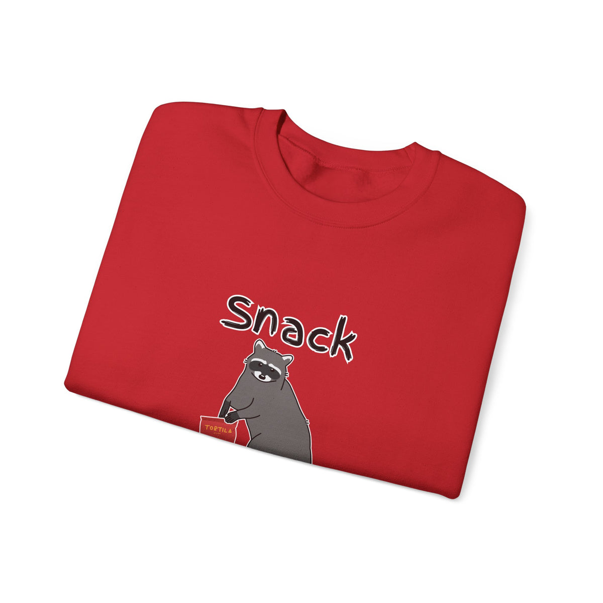 Snack Bandit Sweatshirt — Cute Raccoon Graphic Crewneck