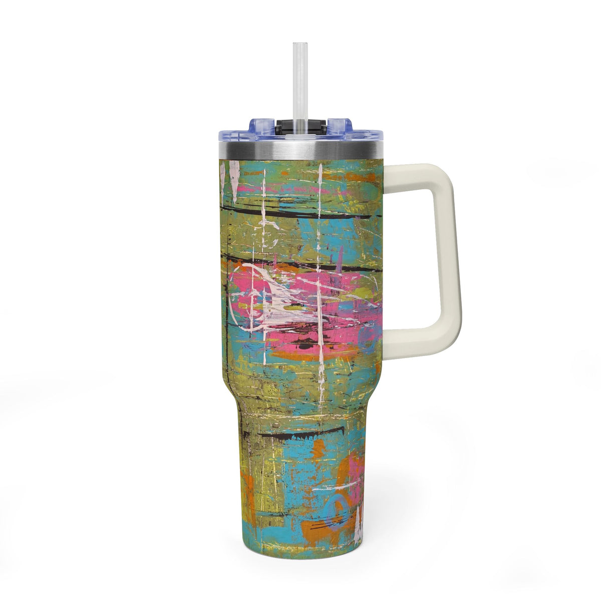 40oz Vacuum Tumbler — 1980's Puke