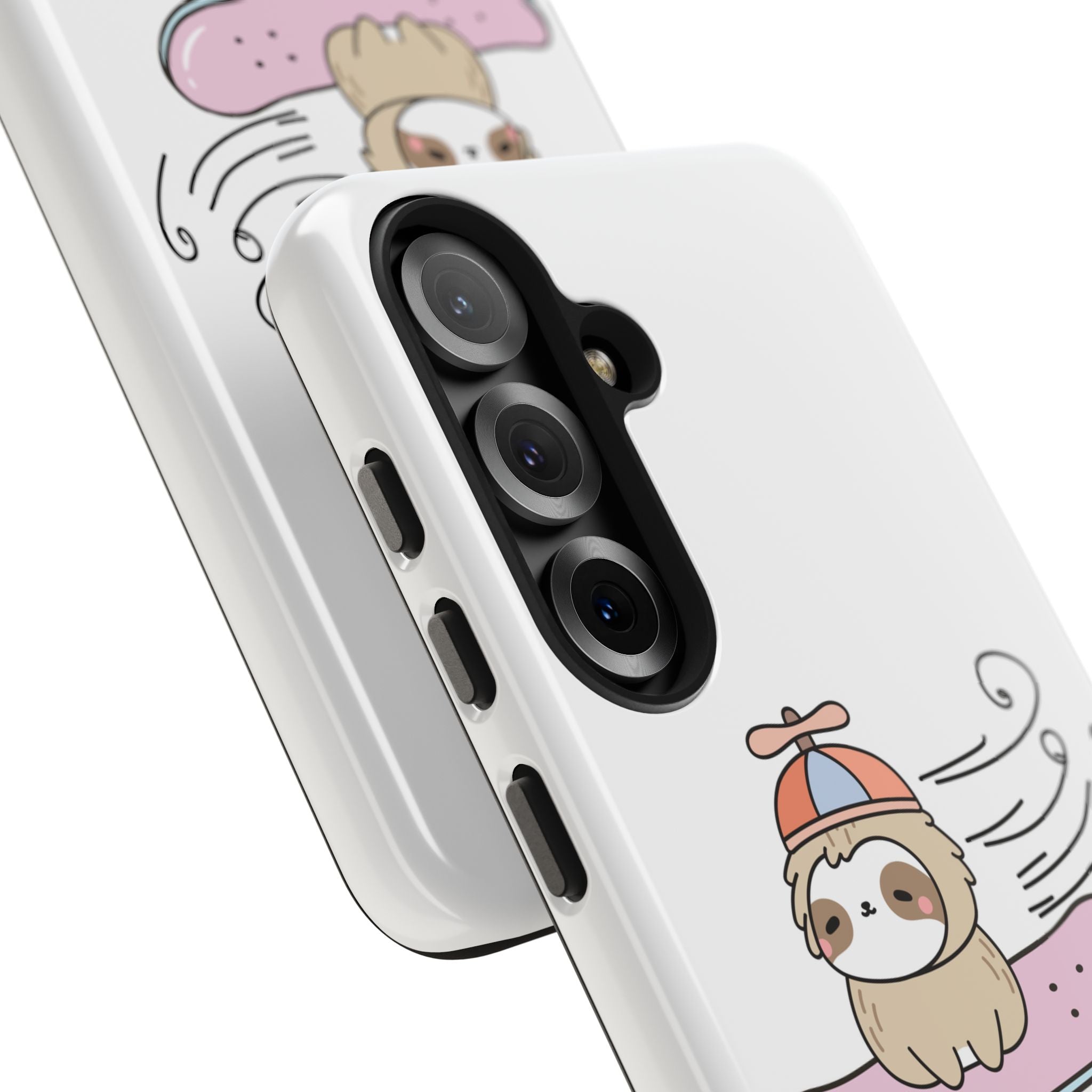 Phone Case — Cute Sloth on Skateboard "Fast-ish" Protective Tough Case