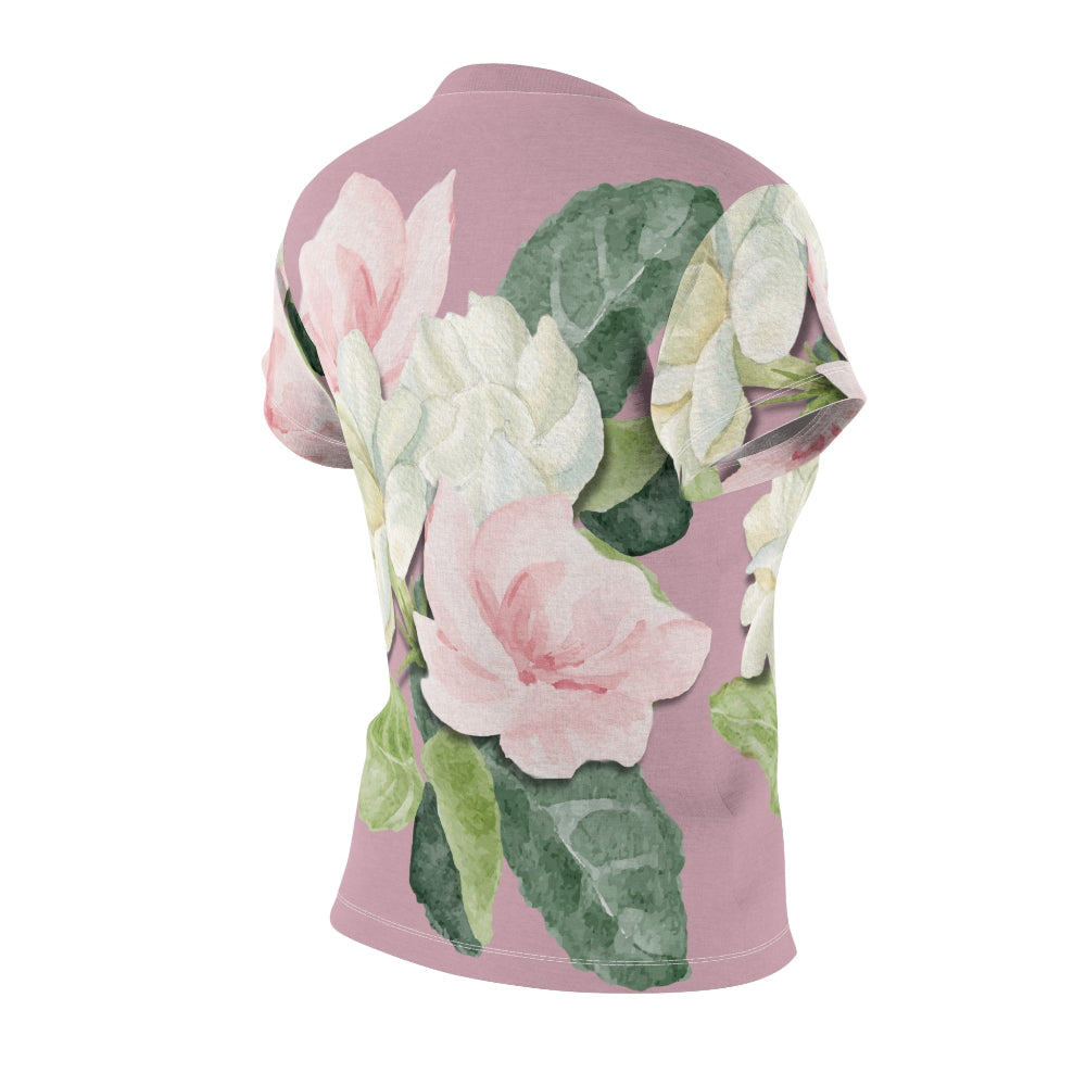 Floral Watercolor All-Over Print Women's Tee