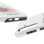Tough Phone Case — Cute Snail 'It's Okay to Move Slowly as Long as It's Forward' Motivational Protective Cover