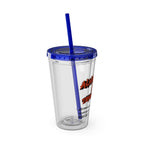 Always Time for True Crime Tumbler with Straw, 16oz