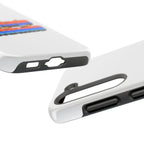 Phone Case — "Vintage Attitude" Retro 70s Striped Tough Protective Case