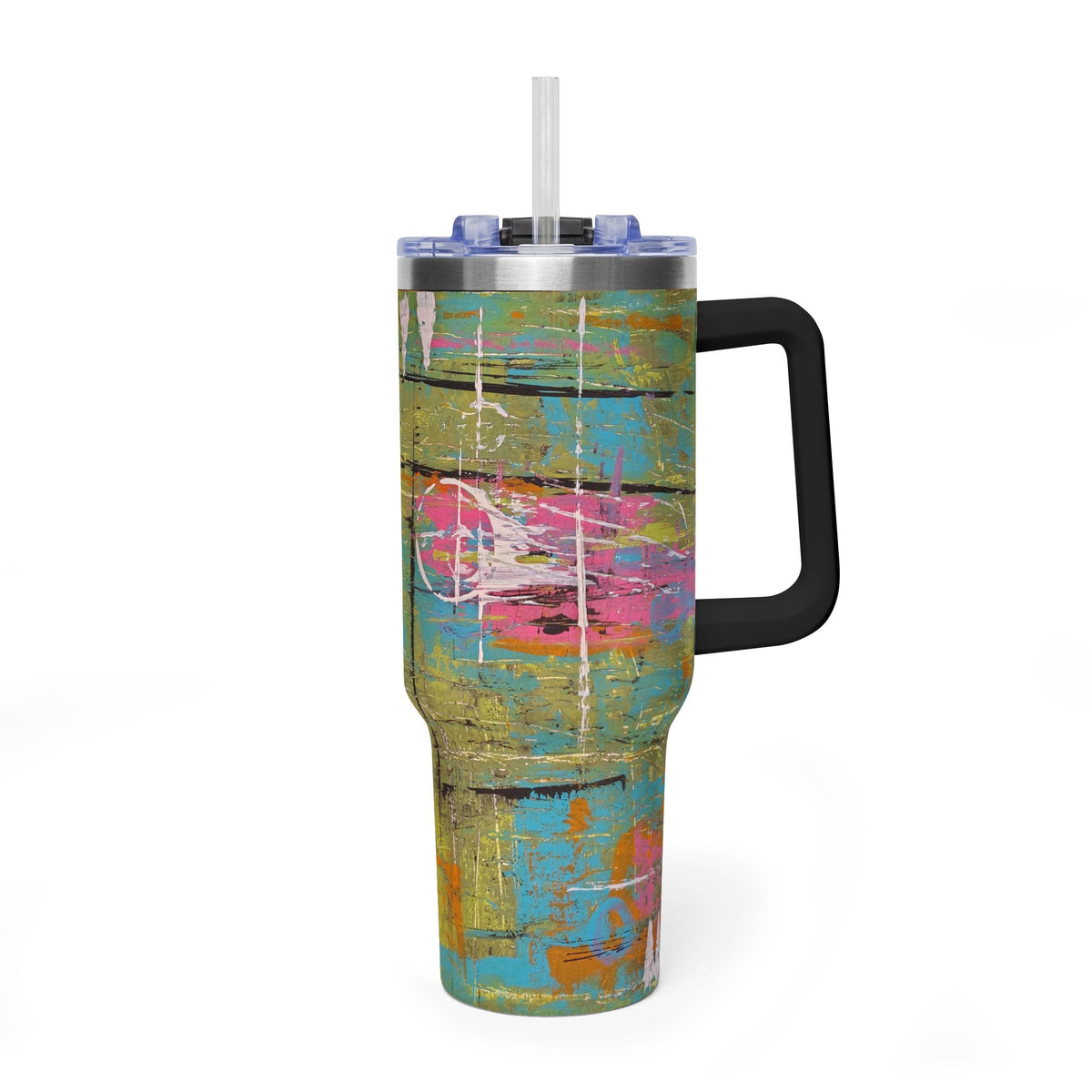 40oz Vacuum Tumbler — 1980's Puke