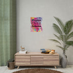 "Progress Over Perfection" – Motivational Wall Art for Office, Studio & Classroom