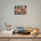 Backlit Flowers Poster — Rolled Wall Art with Bokeh Lights