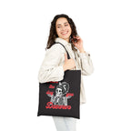 Tote Bag — 'Have the Day You Deserve' Retro Skeleton Canvas Tote