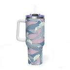 Nessie Waves 40oz Vacuum Tumbler — Insulated Travel Mug