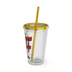 Always Time for True Crime Tumbler with Straw, 16oz