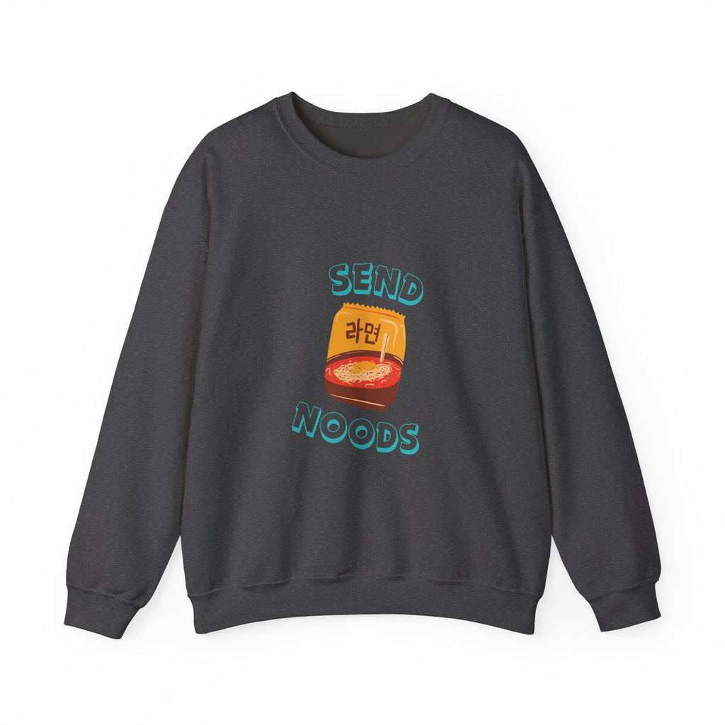 Send Noods Sweatshirt — Cute Ramen Graphic Crewneck