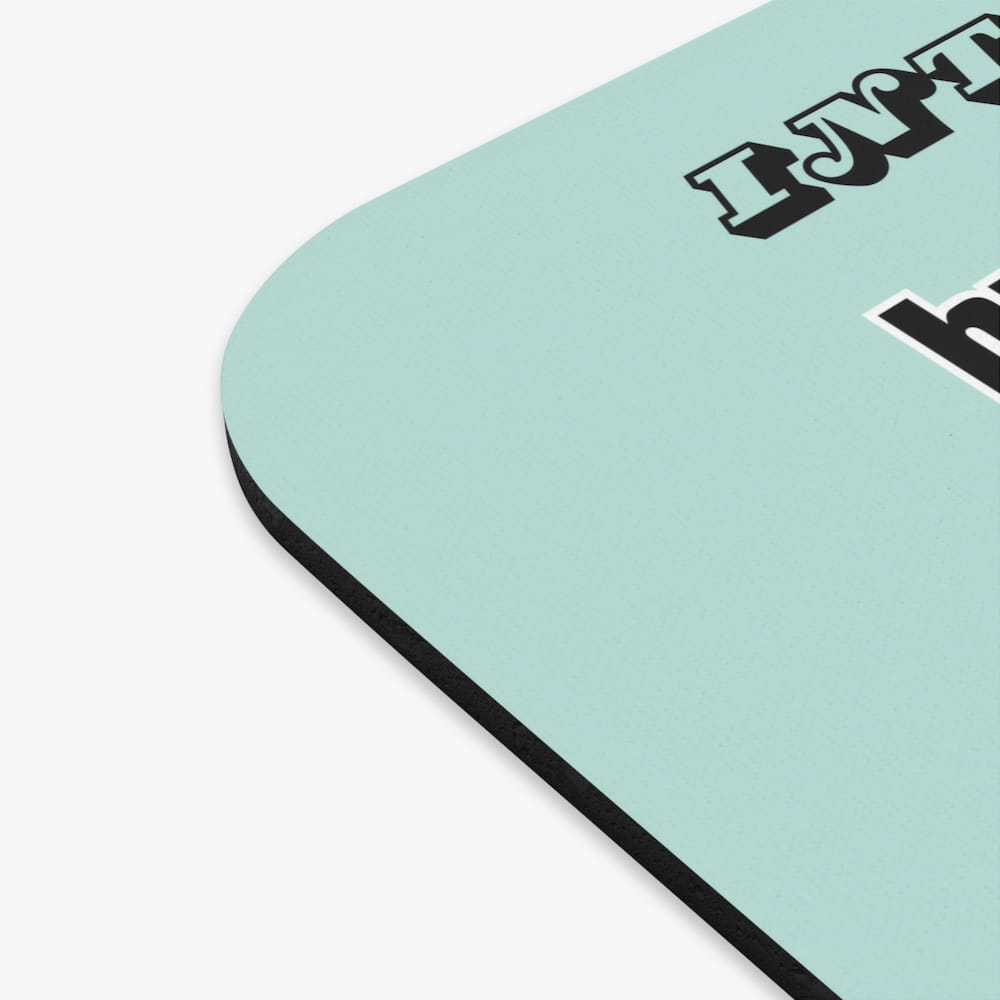 Mouse Pad — "Introverted But Willing to Discuss Cats" Cute Cat Lover Desk Mat