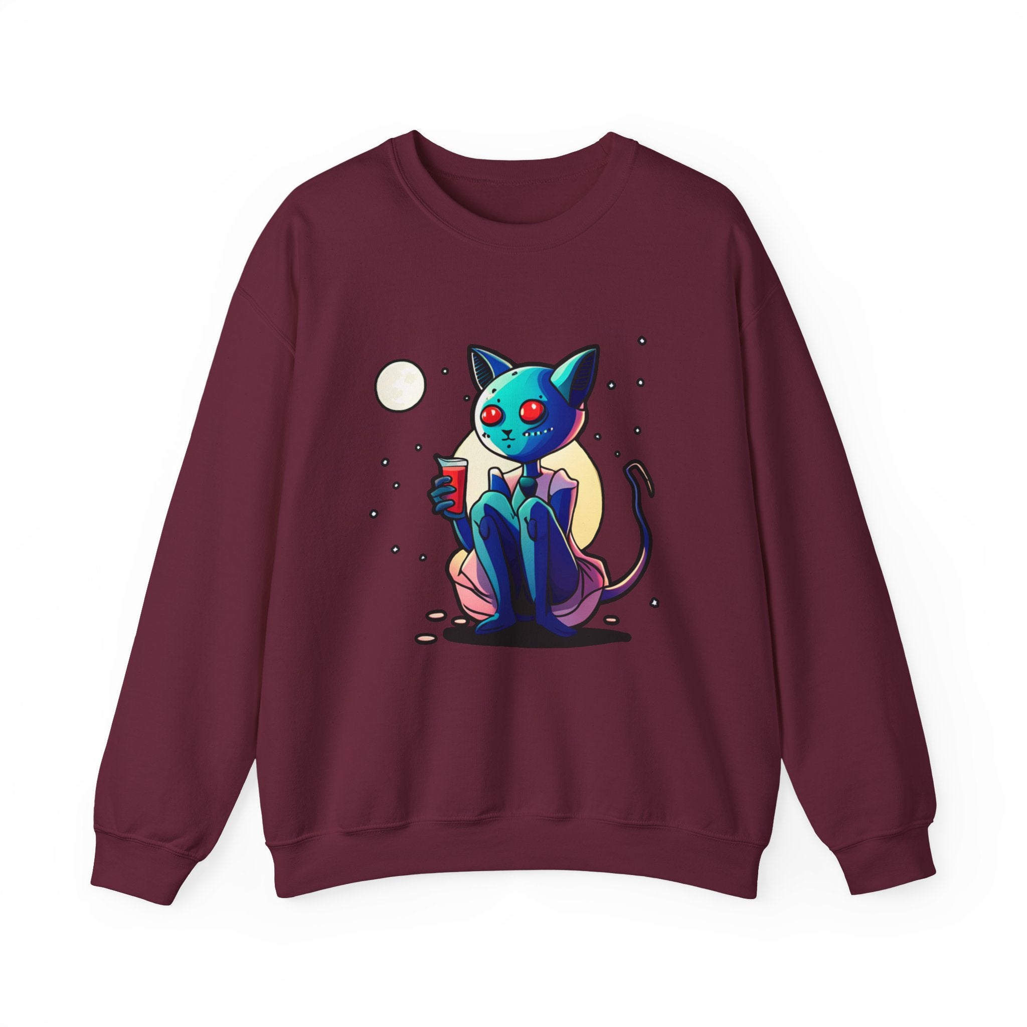 Alien Cat Crewneck Sweatshirt