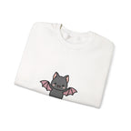 Bat Cute Sweatshirt — "I'm Just a Little Batty" Graphic Crewneck