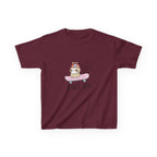 Youth 'Fast-ish' Sloth on Pink Board classic tee