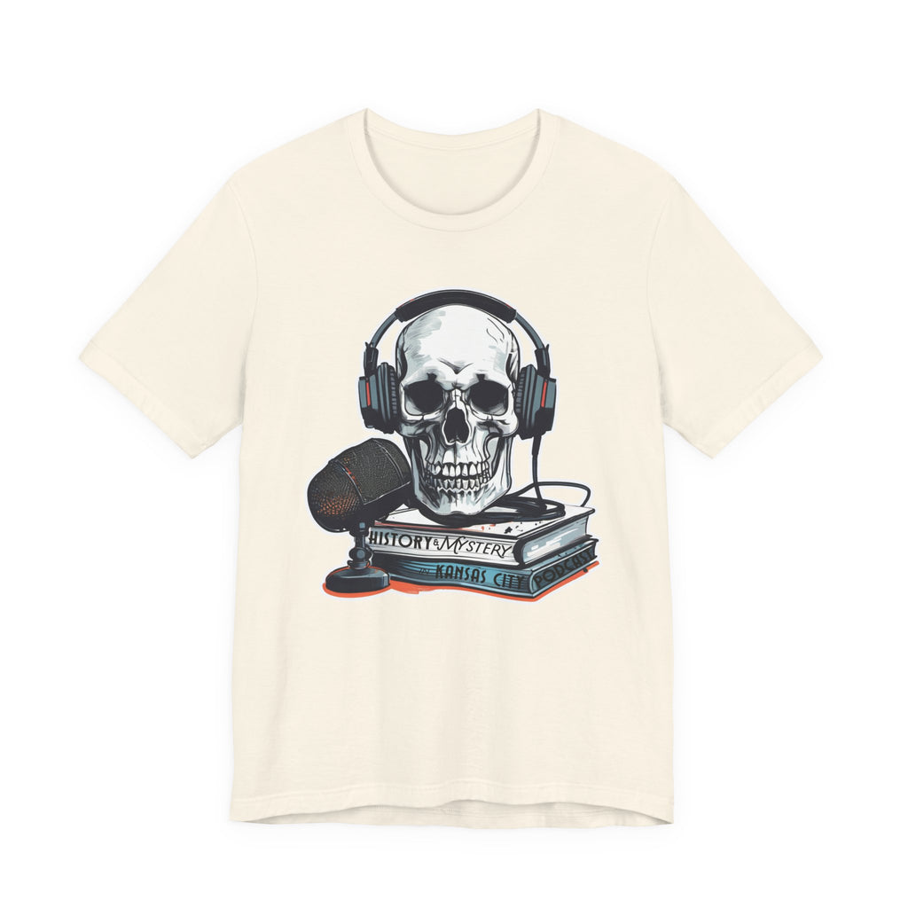 Unisex History & Mystery in Kansas City Podcast Jersey Short Sleeve Tee