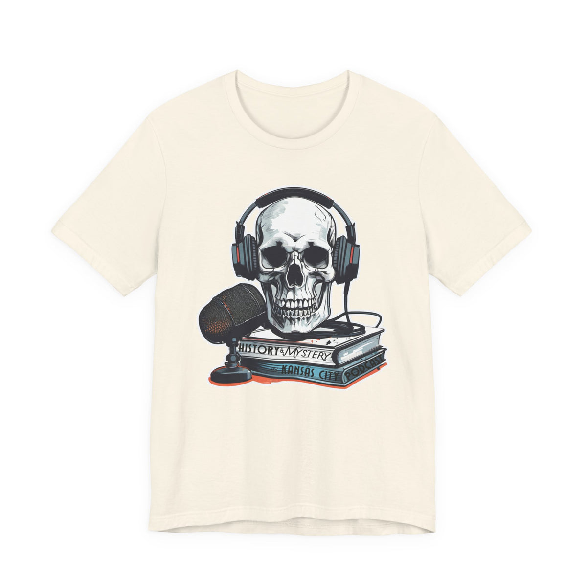 Unisex History & Mystery in Kansas City Podcast Jersey Short Sleeve Tee