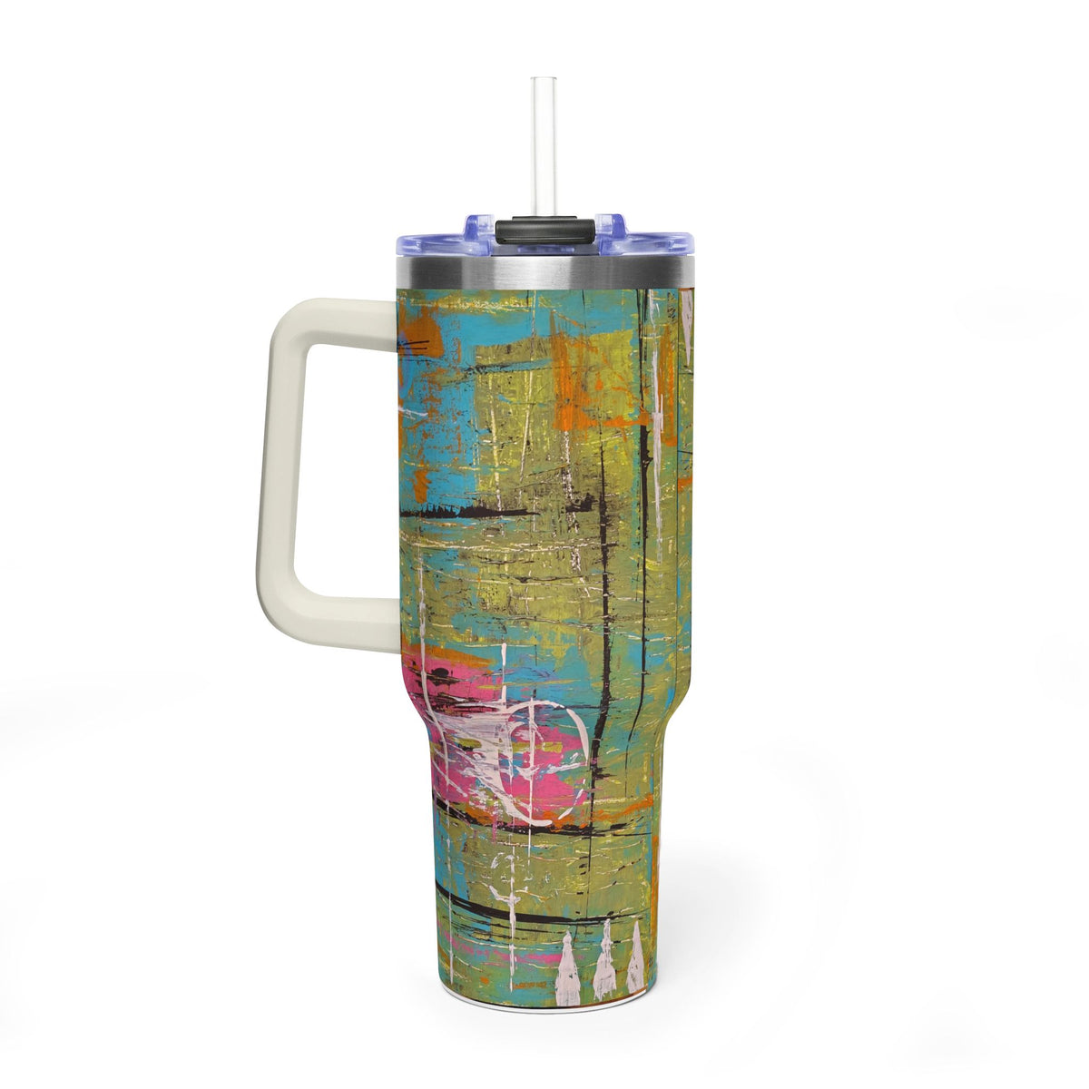 40oz Vacuum Tumbler — 1980's Puke