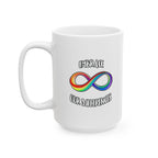 Embrace Our Differences Ceramic Mug — Funny LGBTQ+ Pride Coffee Cup (11oz & 15oz)