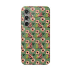 Floral Squonk Pattern Impact Phone Case — Protective iPhone Cover with Pink Flowers