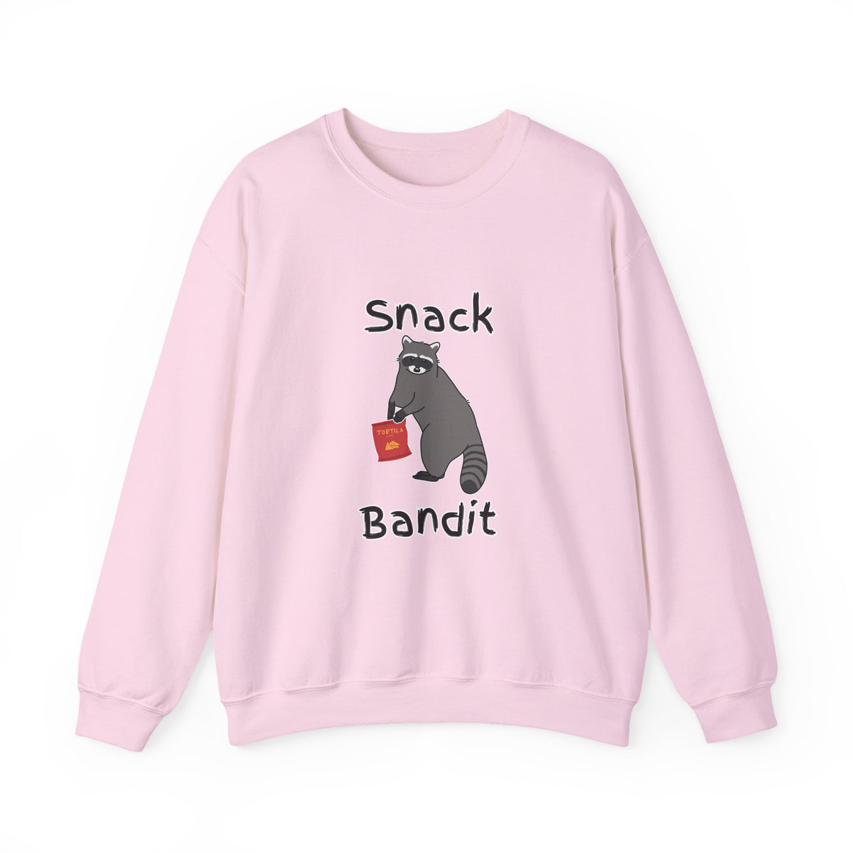 Snack Bandit Sweatshirt — Cute Raccoon Graphic Crewneck