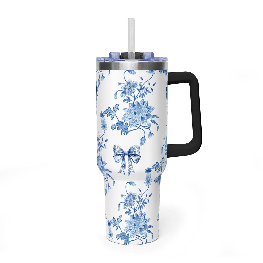 40oz Girly Western Floral Tumbler