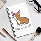Corgi "Boop-da-Snoot" Spiral Journal — Cute Dog Notebook for Notes & Gifts