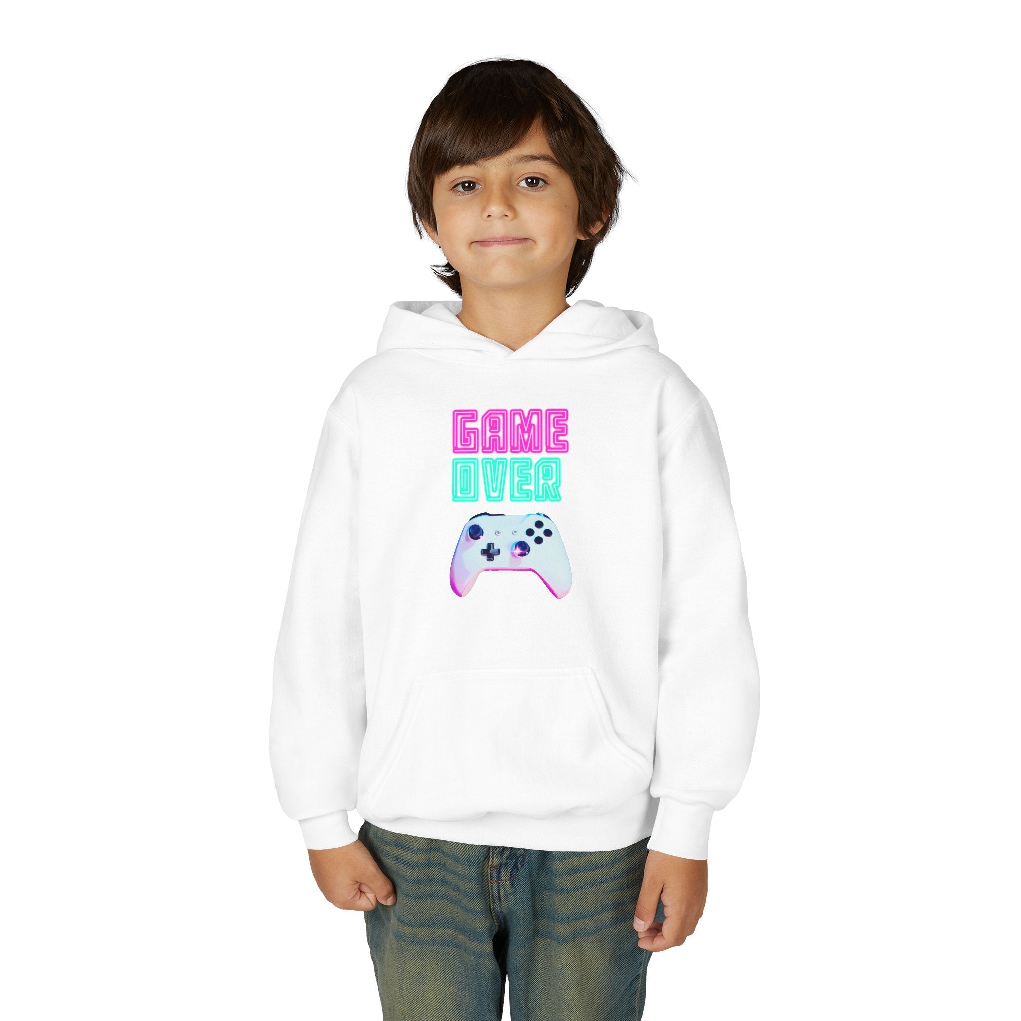 Youth  Game Over Heavy Blend Hooded Sweatshirt