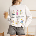 Silly Is The New Cool Sweatshirt — Cute Dancing Ducks Graphic Crewneck