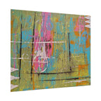 Abstract "1980s Puke" Color Splash Poster — Vibrant Modern Wall Art (Rolled Poster)