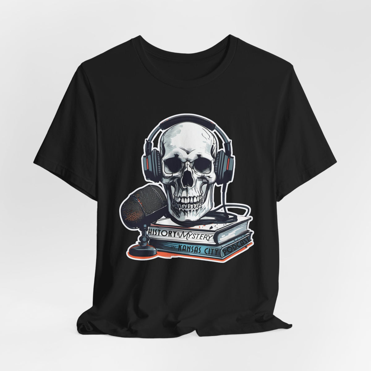 Unisex History & Mystery in Kansas City Podcast Jersey Short Sleeve Tee