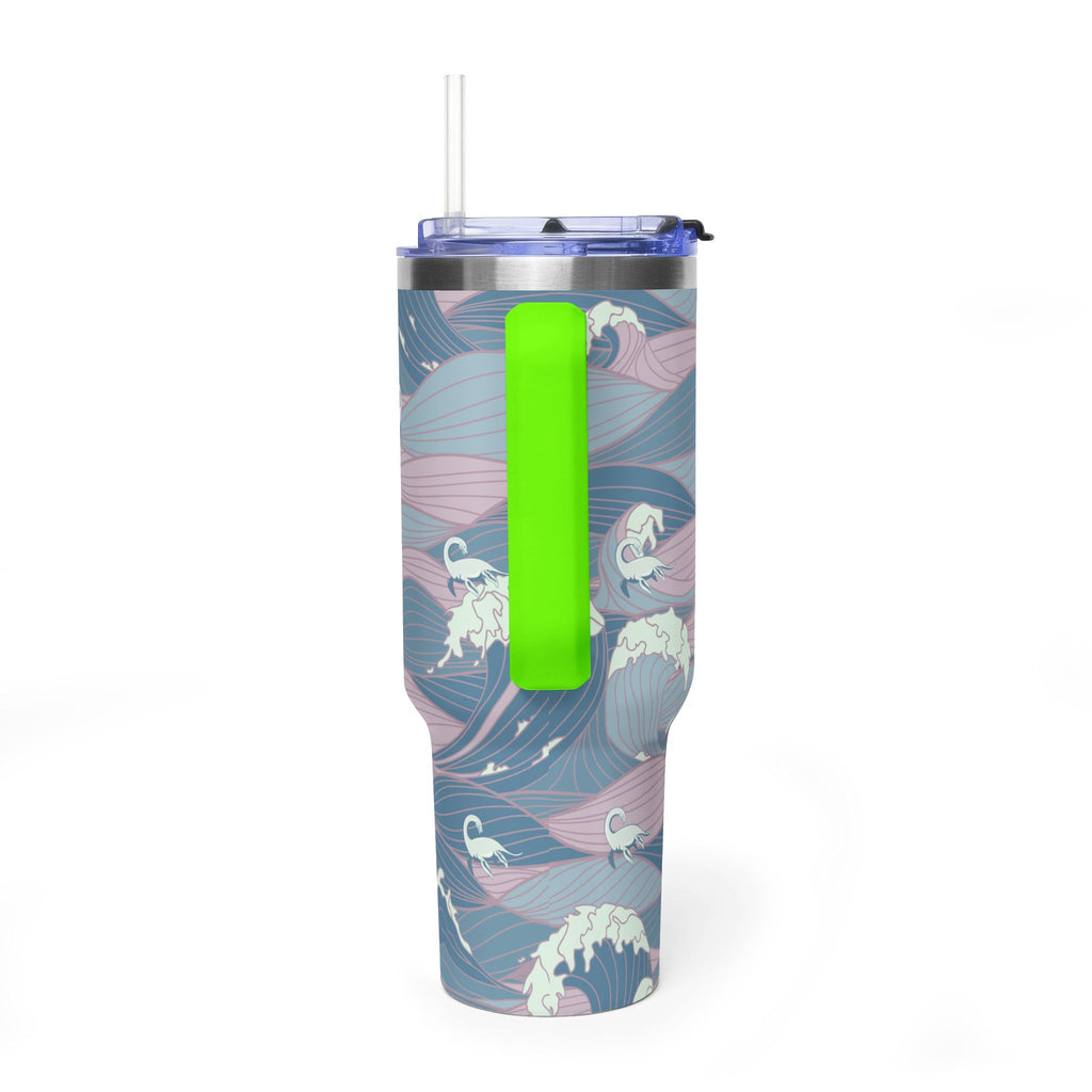 Nessie Waves 40oz Vacuum Tumbler — Insulated Travel Mug