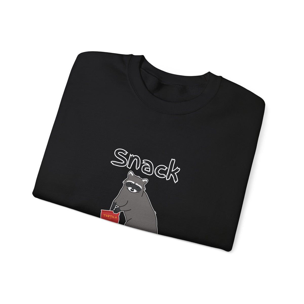 Snack Bandit Sweatshirt — Cute Raccoon Graphic Crewneck