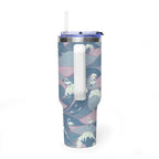 Nessie Waves 40oz Vacuum Tumbler — Insulated Travel Mug