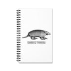 Spiral Journal — 'Assault Possum' Vintage Armadillo Illustration Notebook