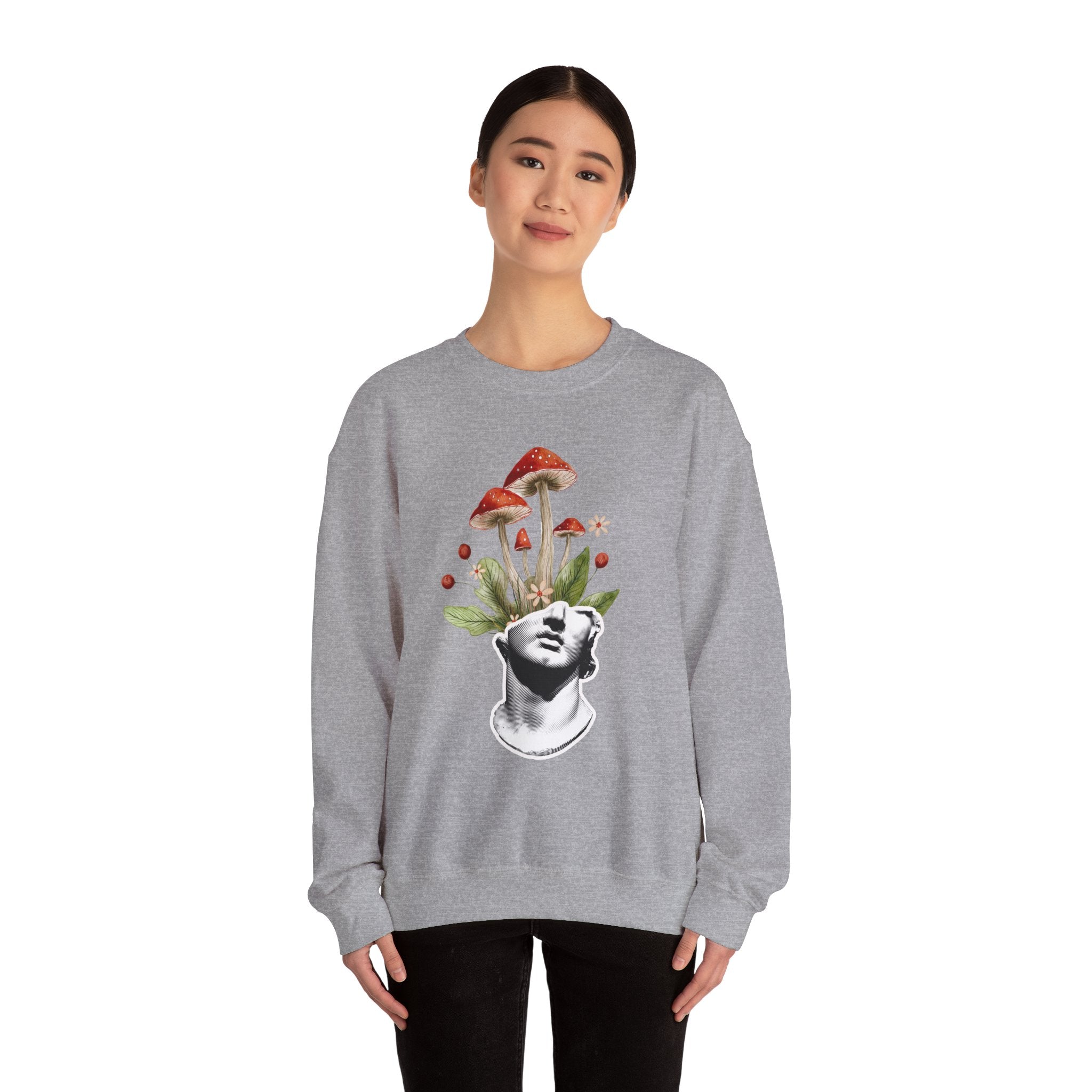 Mushroom Head Unisex Heavy Blend™ Crewneck Sweatshirt