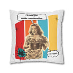 Retro Pop Art Pillow – “I’ll Take That Under Consideration” Throw Pillow