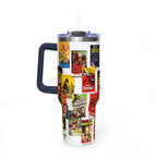 40oz B-Movies Retro Horror Poster Vacuum Tumbler