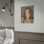 Rolled Poster — Portrait "Freckled Girl" Art Print
