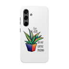 Phone Case — Colorful Potted Succulent “Say Aloe to My Little Friend”