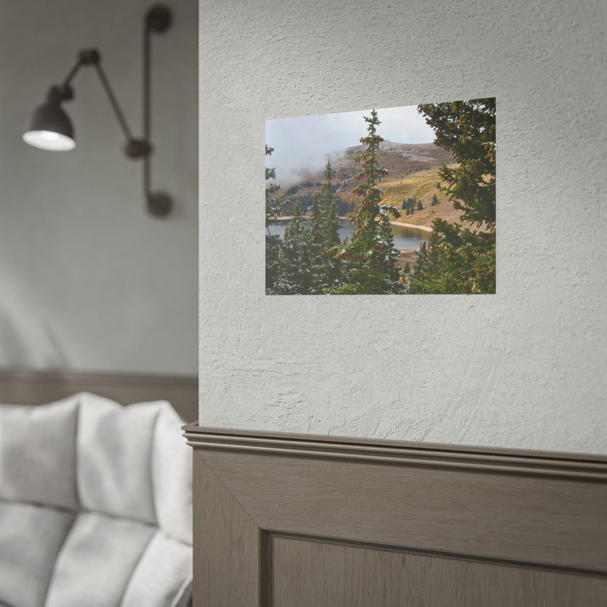 Colorado Mountain Lake Landscape — Scenic Nature Wall Art Rolled Poster